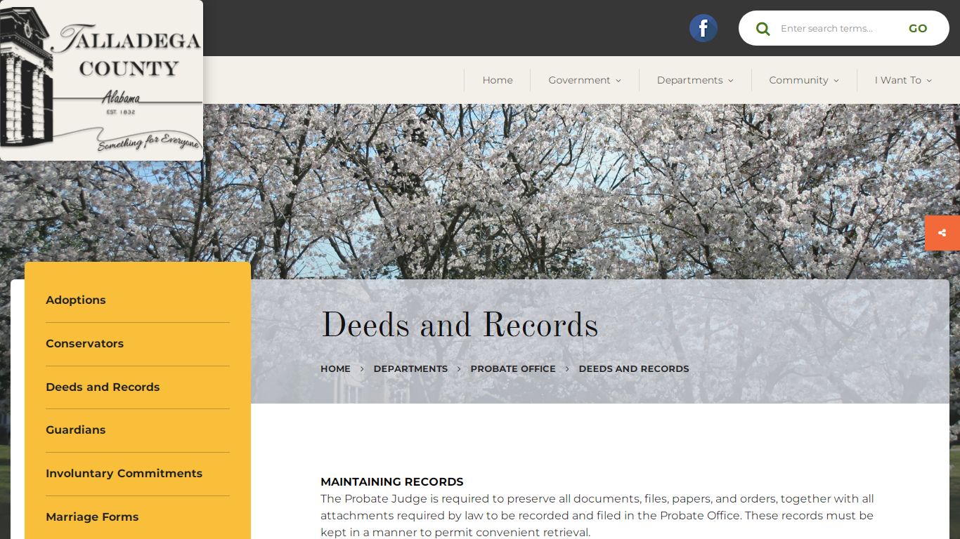 Deeds and Records - Talladega County, Alabama